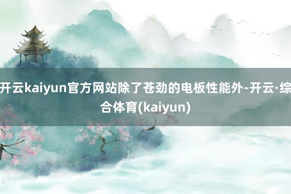 开云kaiyun官方网站除了苍劲的电板性能外-开云·综合体育(kaiyun)